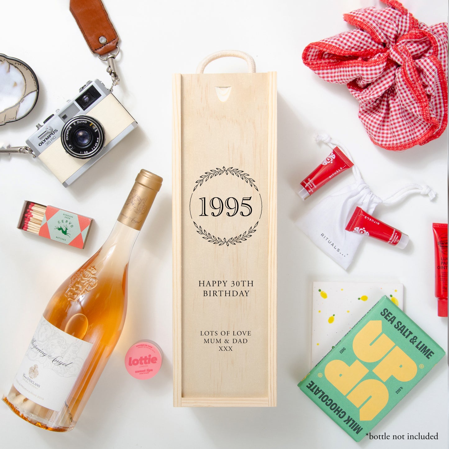 NEW! Personalised birthday bottle gift box