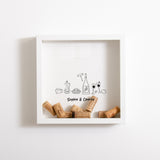 NEW! Mediterranean wine cork collector frame