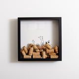 NEW! Mediterranean wine cork collector frame