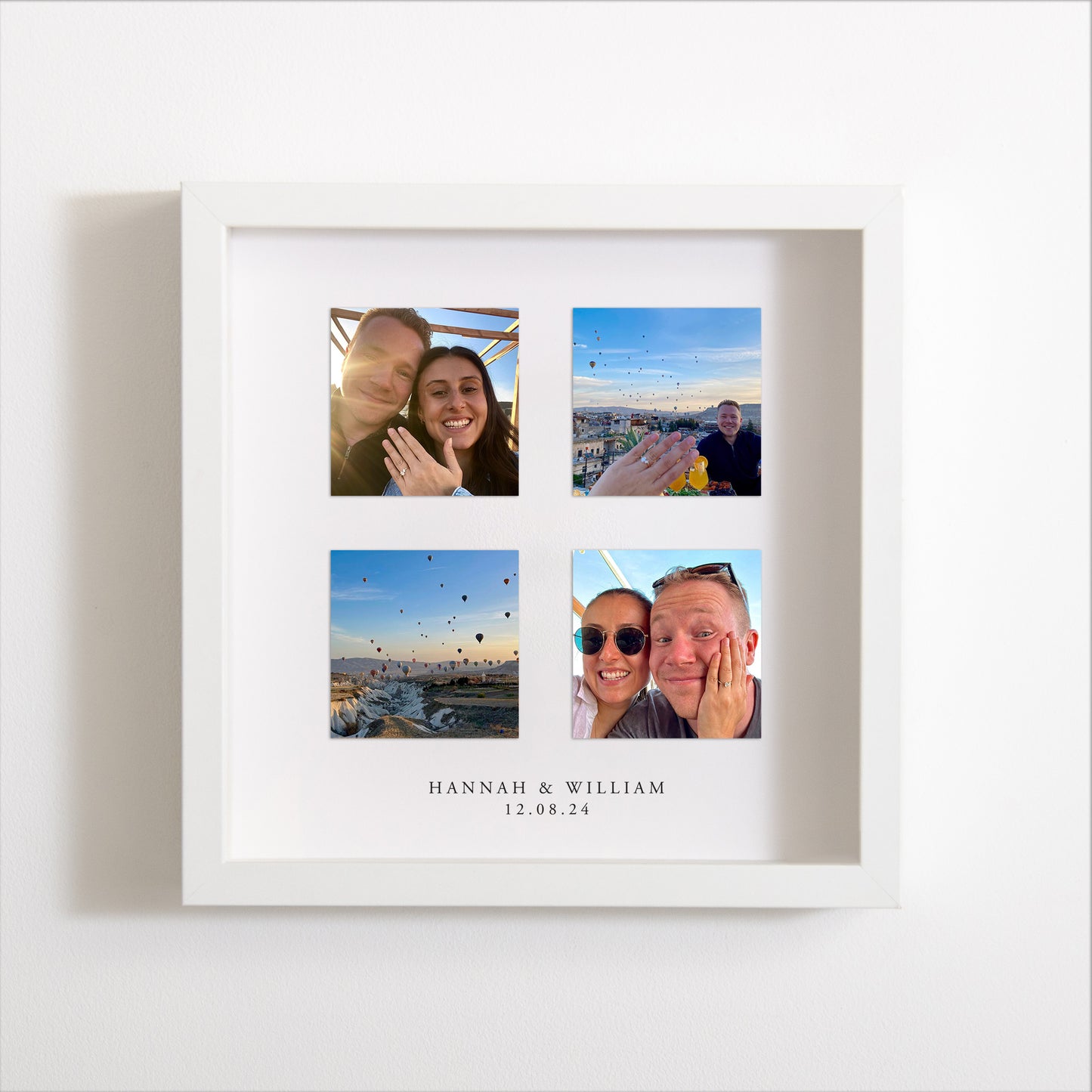 Personalised photo collage frame