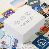 NEW! Adventures globe white memory box