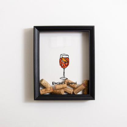 Aperol Spritz cork collector frame