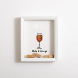 NEW! Aperol Spritz cork collector frame