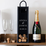 Personalised engagement cork collector bottle box