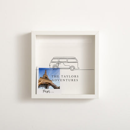 Campervan travel memory box frame