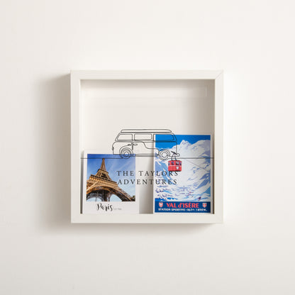 Campervan travel memory box frame