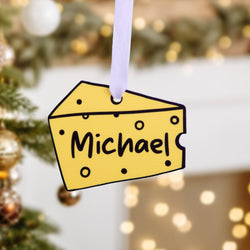 NEW! Cheese Christmas bauble decoration