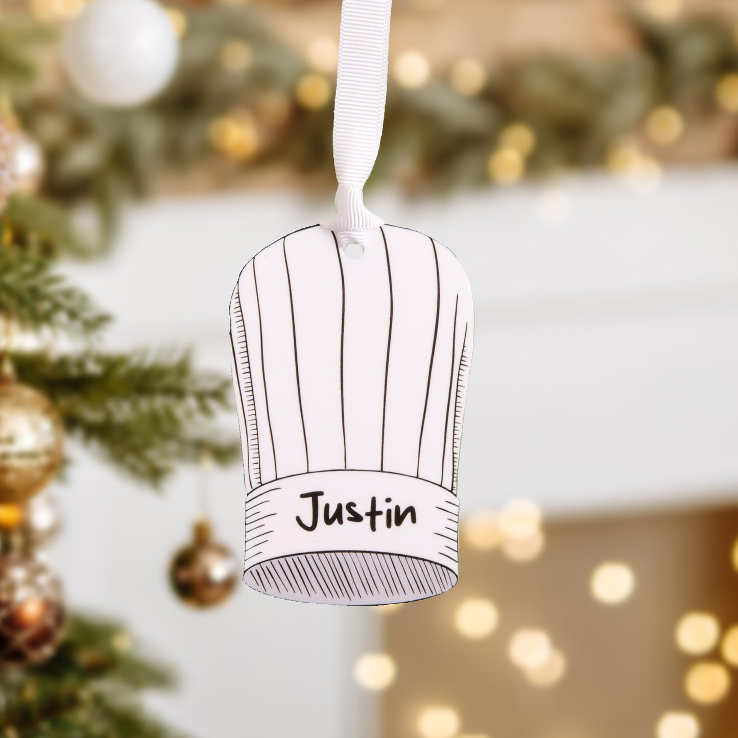 Chef's hat decoration