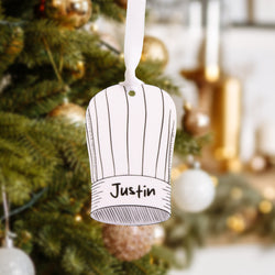 NEW! Chef's hat Christmas bauble decoration