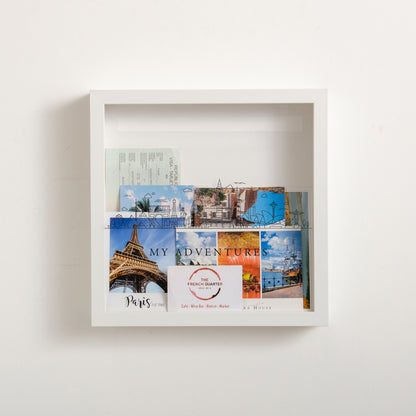 Adventure city skyline memory box frame