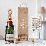 Personalised engagement cork collector bottle box