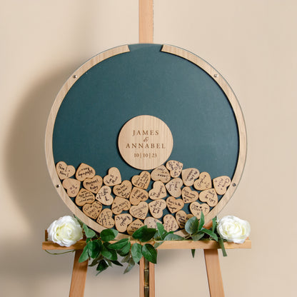 Wedding guest book circle dropbox