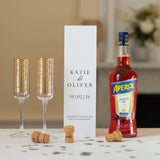 NEW! Personalised engagement white bottle box