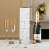 NEW! Personalised couple bottle box