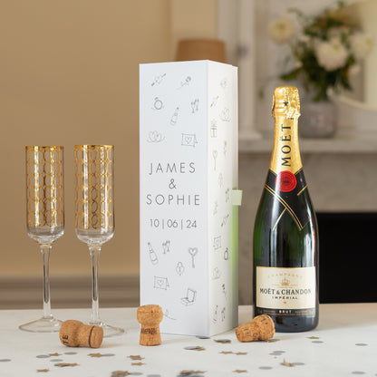 Personalised couple bottle box