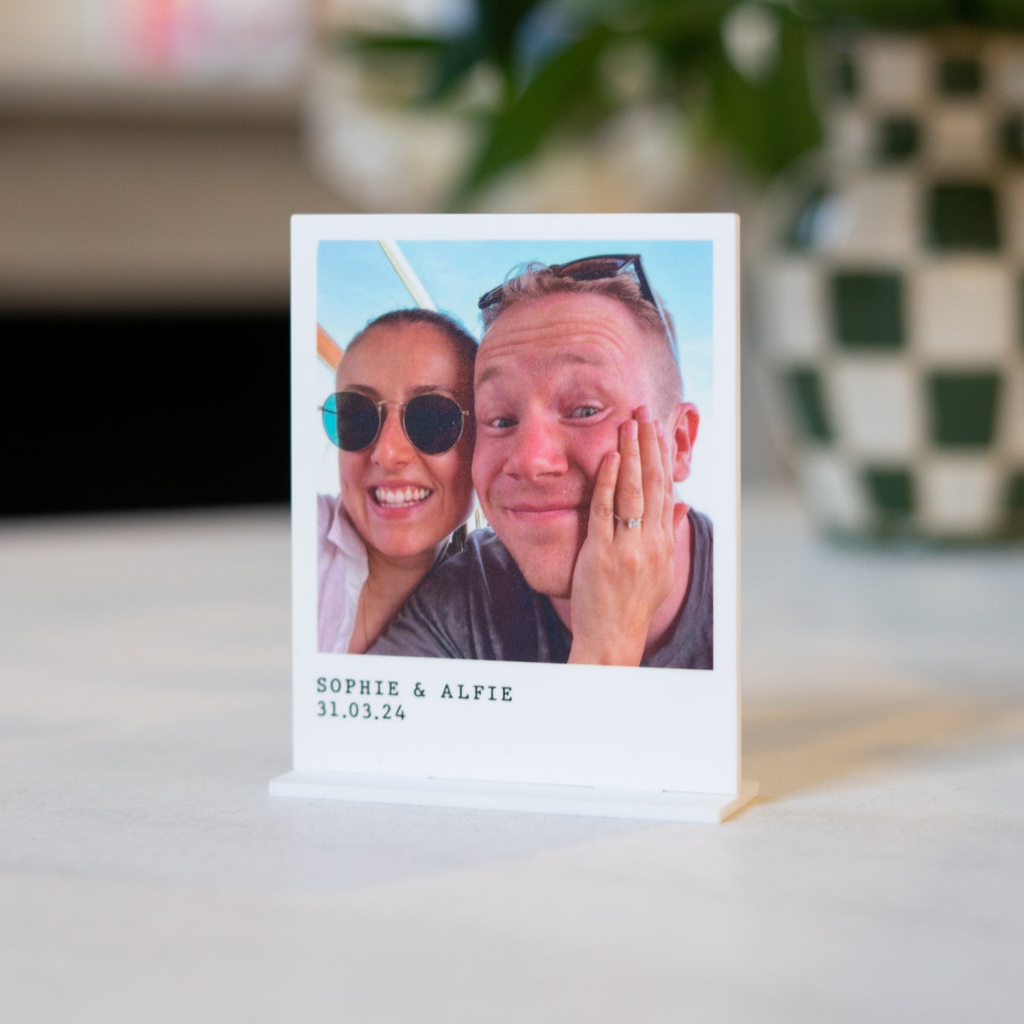 Personalised photo plaque