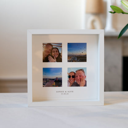 Personalised photo collage frame