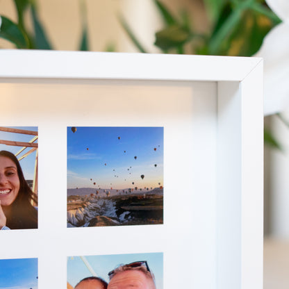 Personalised photo collage frame