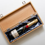 Corporate premium solid oak bottle box