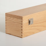 Corporate premium solid oak bottle box