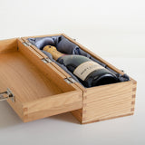 Corporate premium solid oak bottle box