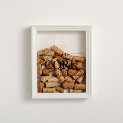 'Every cork tells a story' frame