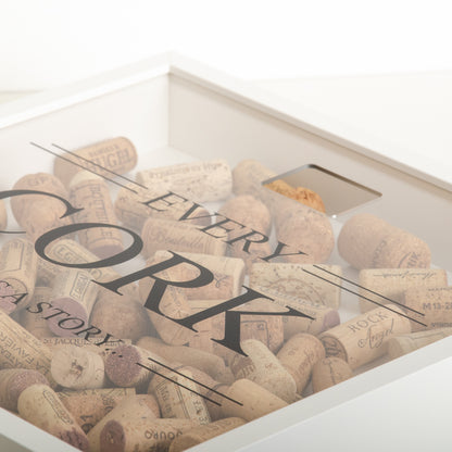 Large cork memory box frame