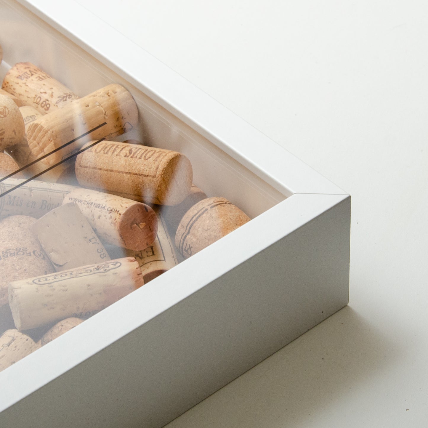 Large cork memory box frame