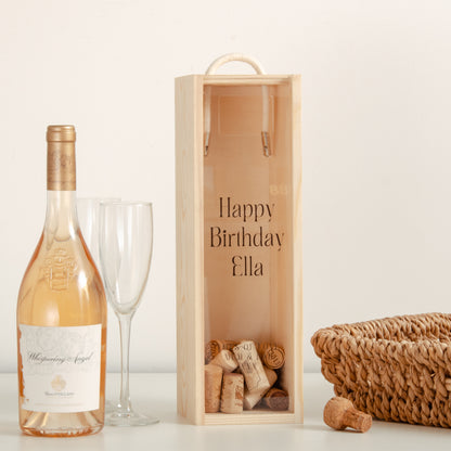 Personalised happy birthday bottle box