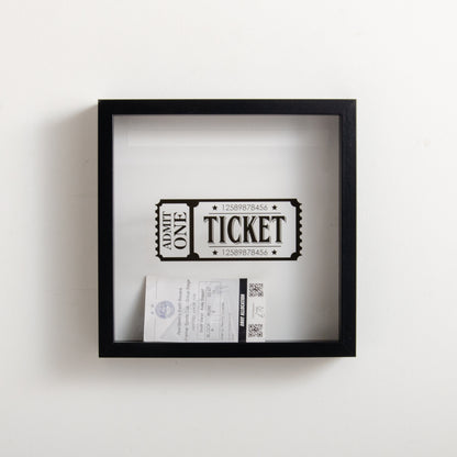 Admit one ticket memory box