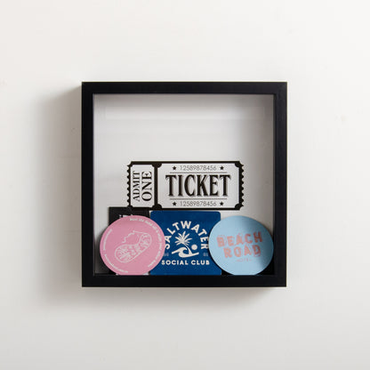 Admit one ticket memory box