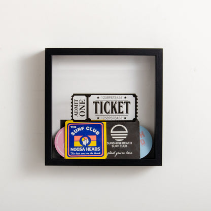 Admit one ticket memory box