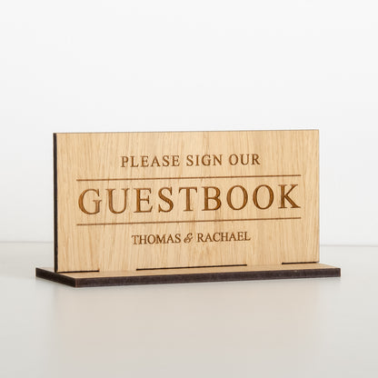 Wedding guestbook sign