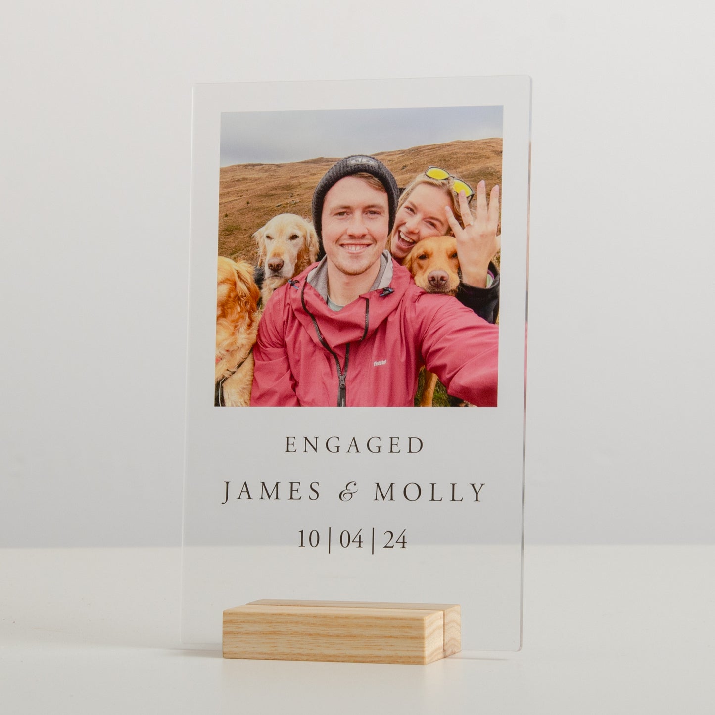 Personalised photo plaque