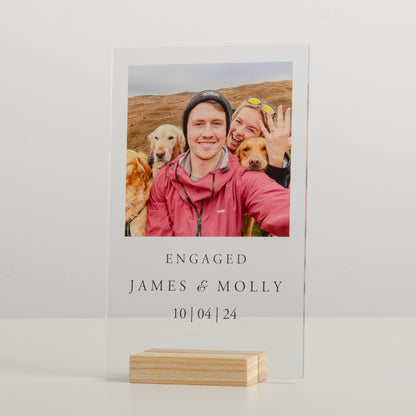 Personalised photo plaque