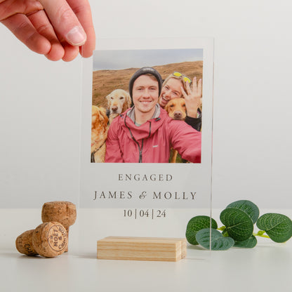 Personalised photo plaque