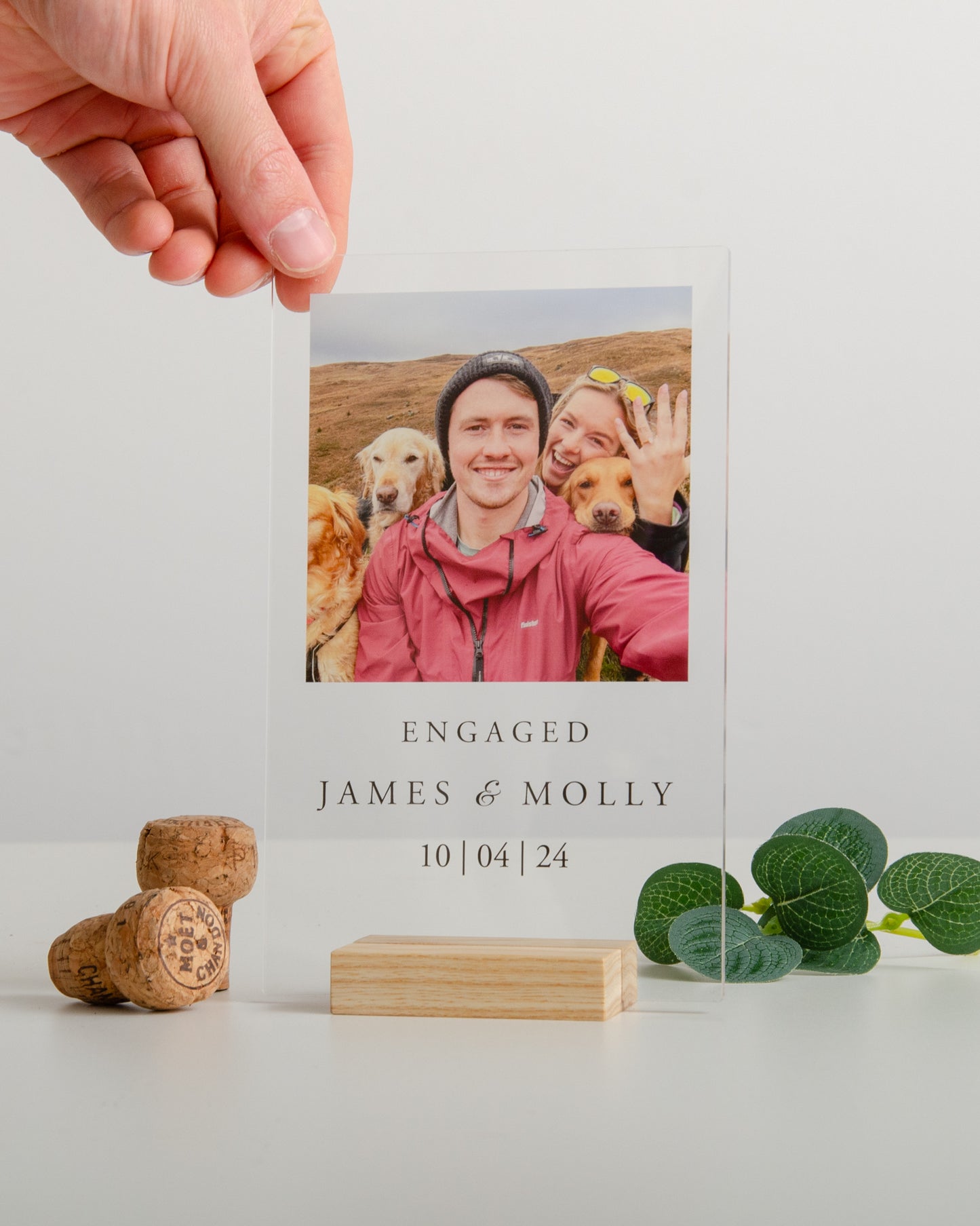 Personalised photo plaque