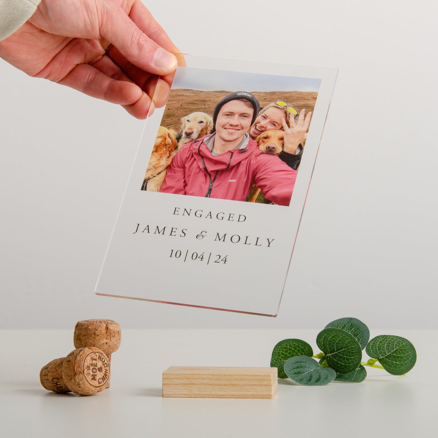 Personalised photo plaque