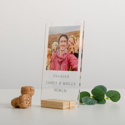 Personalised photo plaque