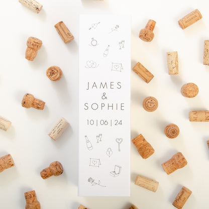 Personalised couple bottle box