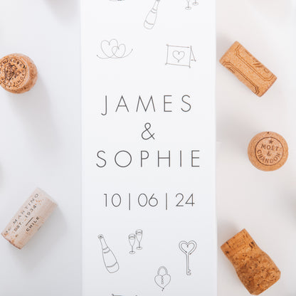 Personalised couple bottle box