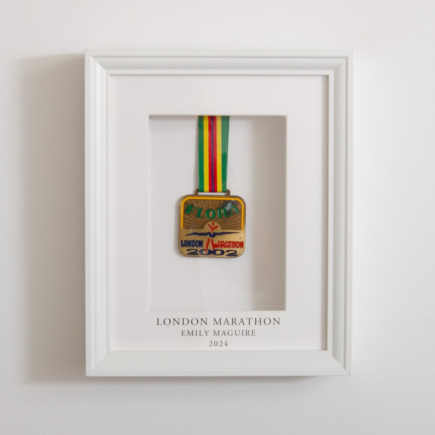 Personalised medal frame