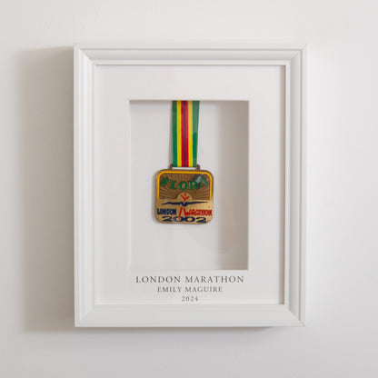 Personalised medal frame