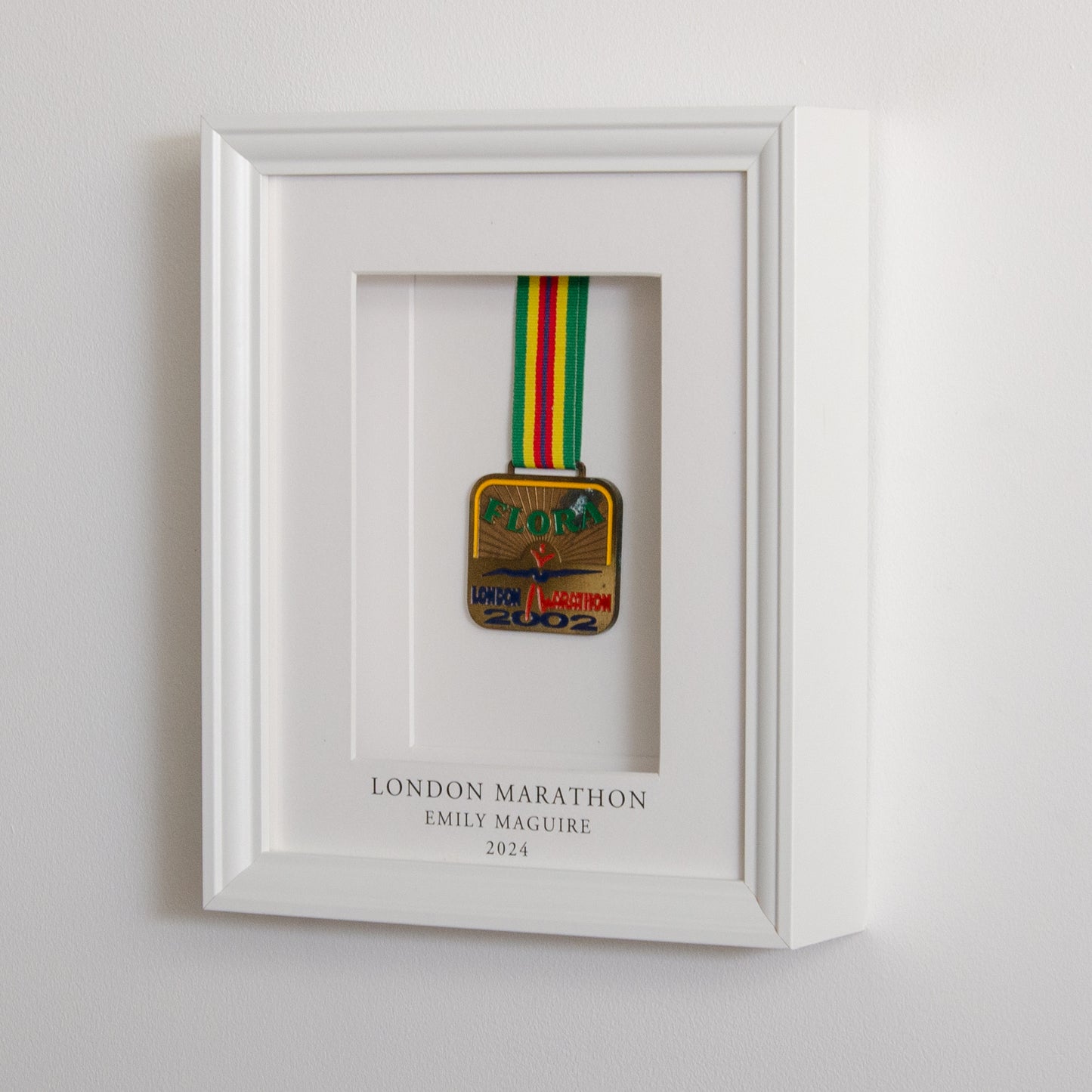 Personalised medal frame