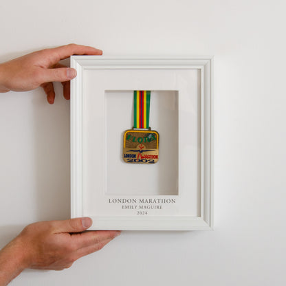 Personalised medal frame