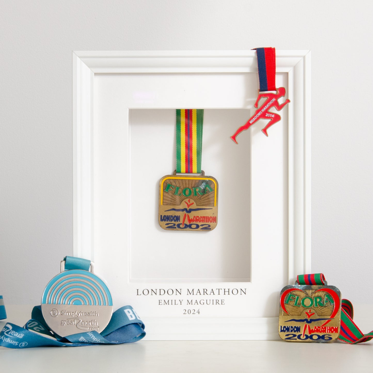 Personalised medal frame