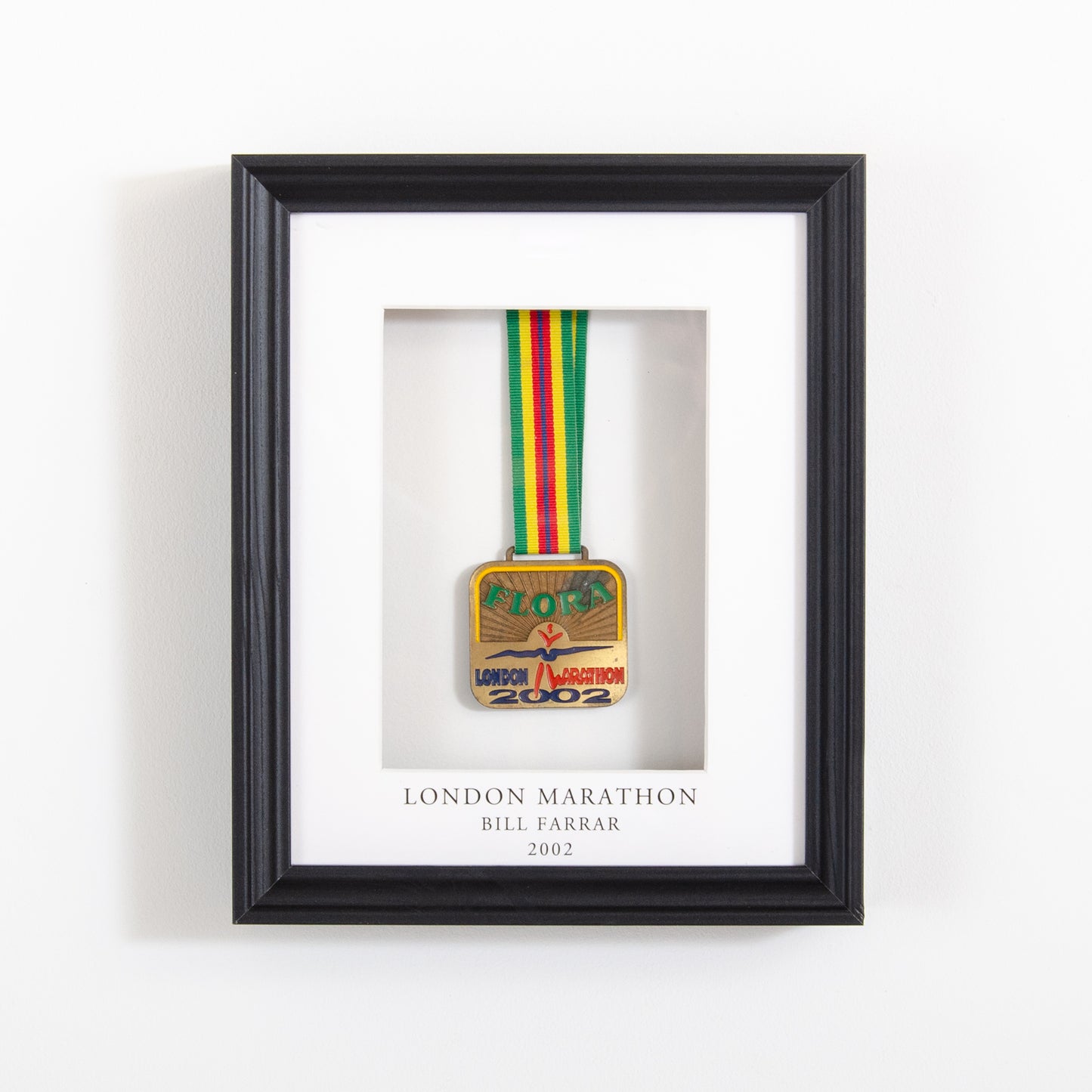 Personalised medal frame