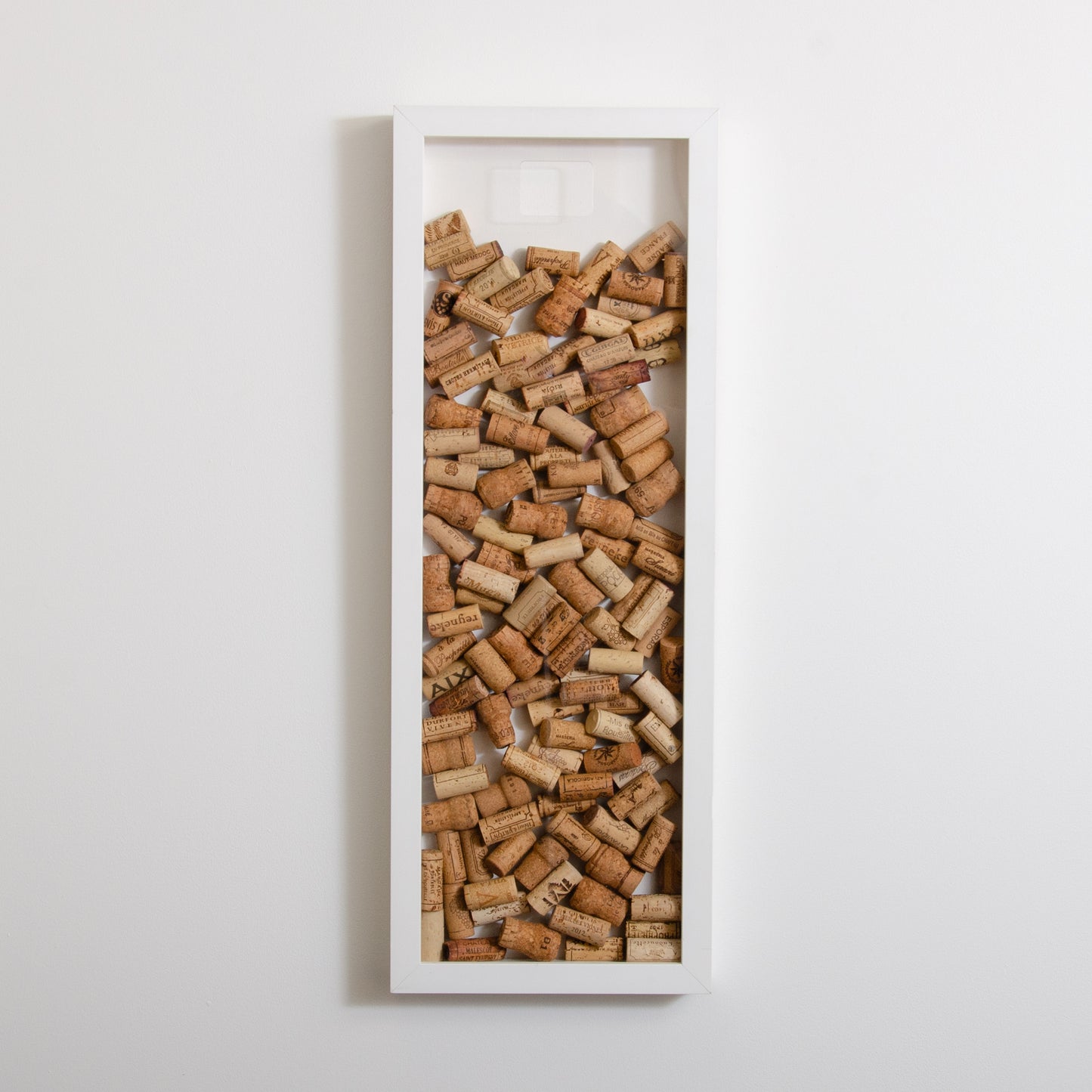 Vertical cork collector frame