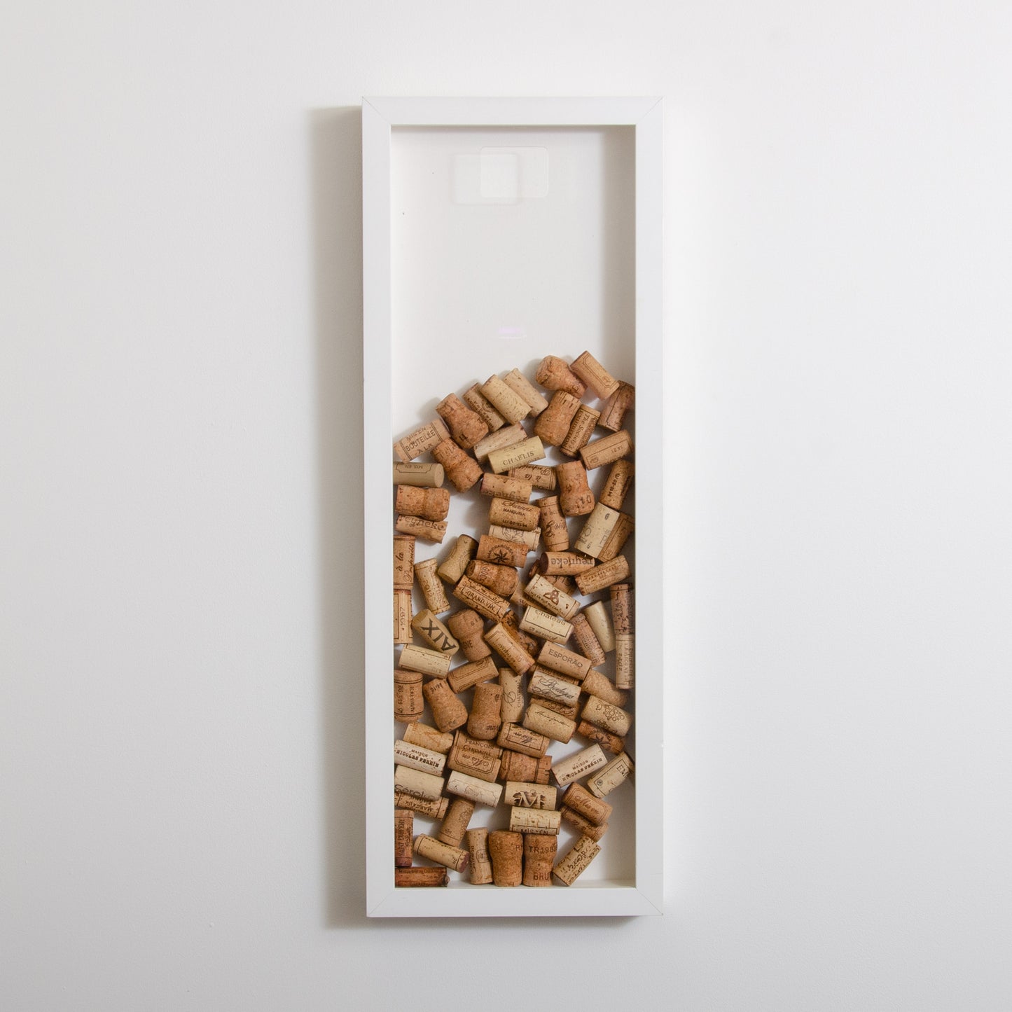 Vertical cork collector frame