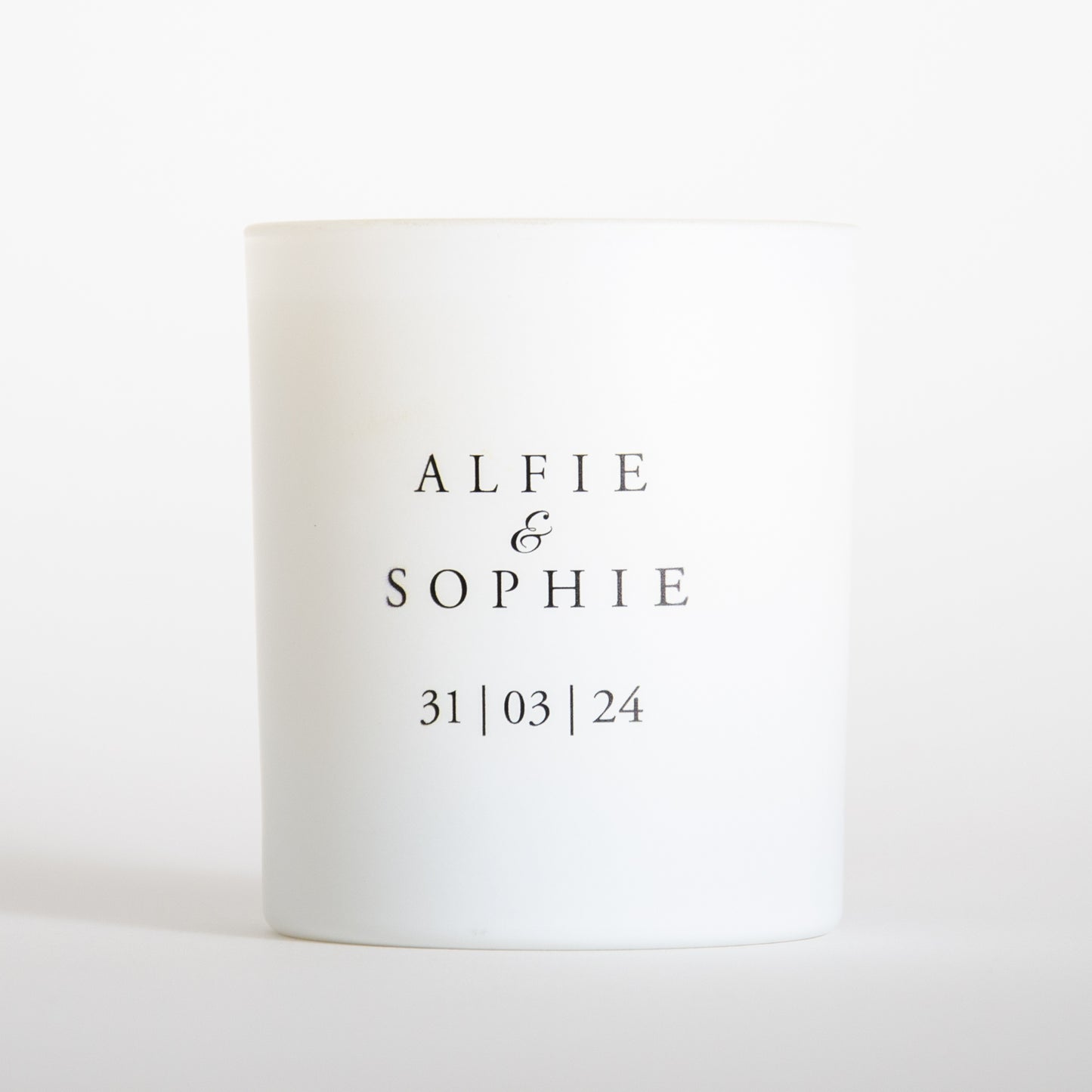 Personalised Engagement Candle